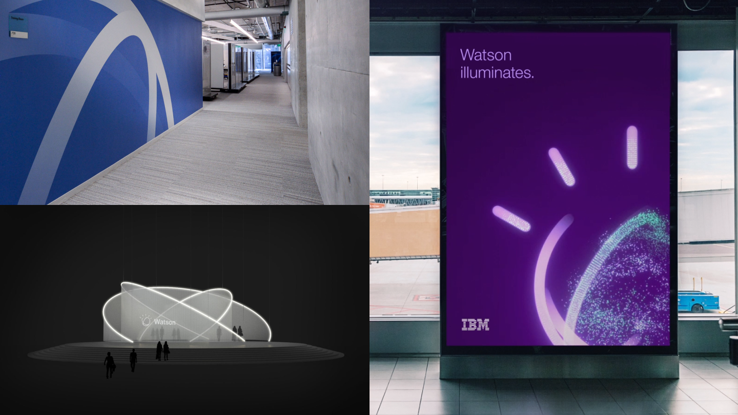 IBM Watson branding and visualization in modern applications