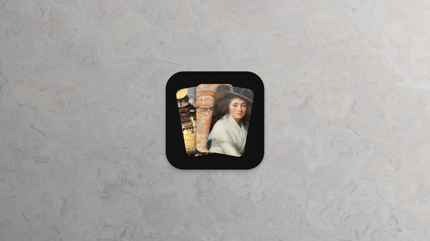 Meander: The Met app icon — a stack of artwork cards.